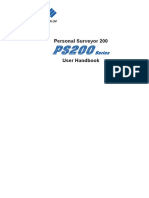 Personal Surveyor 200 User Handbook: Gas Measurement Instruments LTD