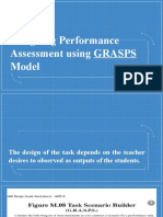 EDUC 6 Week 5 Designing Performance Assessment Using GRASPS Model