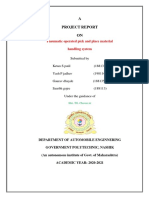 A Project Report ON: Pneumatic Operated Pick and Place Material Handling System