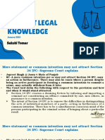 CURRENT LEGAL KNOWLEDGE: KEY JUDGMENTS IN JANUARY 2022