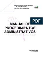 Manual de Procedimientos Administrativos