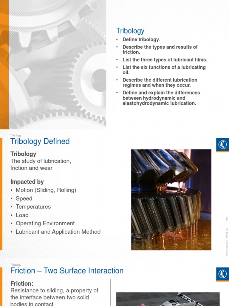 30 44 Tribology PDF Wear Friction