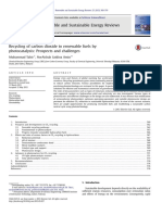 Recycling of Carbon Ioxide To Renewable