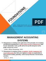 Understanding Management Accounting Systems