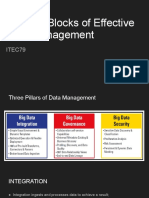 Building Blocks of Effective Data Management