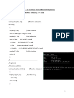 What Is The Exact Out of The Following C++ Code: Worksheet 2 For Second Year Electrical & Computer Engineering