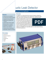 RD545 Acoustic Leak Detector: Advanced Electronic Ground Microphone