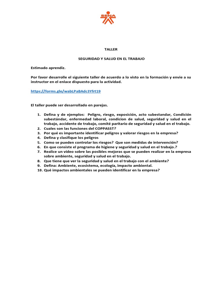 Taller 2 | PDF | Crecimiento personal y profesional