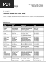 Download Outstanding Cambridge Learner Awards in Pakistan 2011 by Haseeb Zaman Khan SN57041103 doc pdf