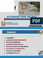 Civil 3D DG 2018 CARRETERAS - ALINEAMIENTO - LSG 2021