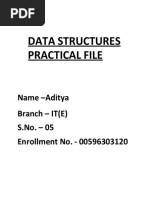 05 - Aditya - DS Practical File