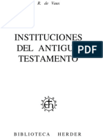  Instituciones del Antiguo Testamento