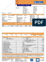 Bill of Supply of Electricity: Rs. 609 Rs. 622