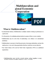 Unit 4 - Multilateralism and Regional Economic Cooperation