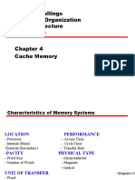 William Stallings Computer Organization and Architecture 6th Edition Cache Memory