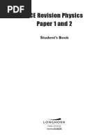 UCE Revision Physics Paper 1 and 2: Student's Book