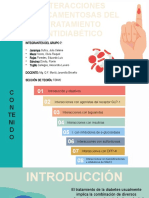 Interacciones Medicamentosas Del Tratamiento Antidiabético Grupo 7