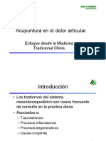 Acupuntura en El Dolor Articular