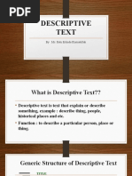 Descriptive Text - Class 7