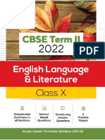 Class 10 Englis Language and Literature Term 2 Arihant