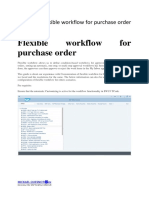 Flexible Workflow for Purchase Orders