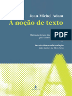 A Nocao de Texto ADAM 2022.PDF