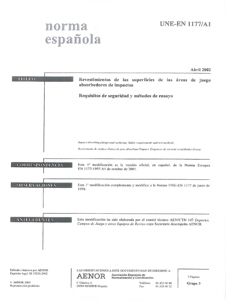 Une-En 1177 | PDF