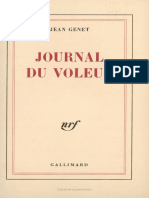 Journal du Voleur - Jean Genet