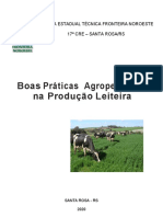 Boas práticas agropecuárias na produção leiteira