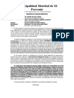 Proveído # - Solicito Emita Informe Técnico A Sub Gerencia de Participación Vecinal (Emitido)