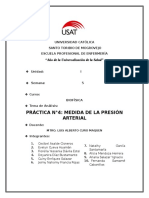 PR Ctica N 4 Medida de La Presi N Arterial