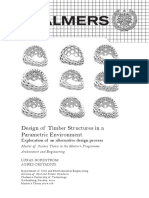 Design of Timber Structures in A Parametric Environment: Form Finding and Size Optimization