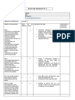 Planificación Abril Lenguaje 3° B