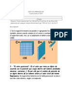 GUÍA DE APRENDIZAJE Valor Posicional