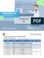 Arcsa CZ4 Turnos de Farmacia Sto Domingo Abril 2022