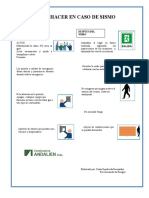 Instructivo de Seguridad Ante Un Sismo