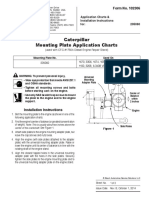 SPX - OTC - Application Charts & Installation Instructions 205060 - Caterpillar Mounting Plate Applications Charts