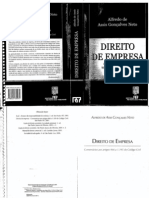 Alfredo Neto - Direito Empresa - Comentários artigos 966 a 1.195  Cód Civil (2007)
