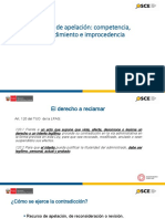 Recurso de Apelación Competencia, Procedimiento e Improcedencia