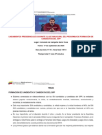 17.09.2020.- LINEAMIENTOS PRESIDENCIALES DURANTE CLASE INAUGURAL DEL PROGRAMA DE FORMACIÓN DE CANDIDATOS DEL GPP