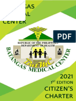 2021 Batangas Medical Center - Updated Citizens Charter Handbook