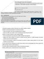 Conto psicológico sobre drama ou contemplação