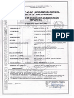 Ampliación Licencia de Edificación Bonavista Golf de Huampani 27-12-16