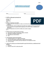 EXAMEN USO DE EPP´S