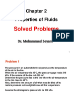 Properties of Fluids: Solved Problems