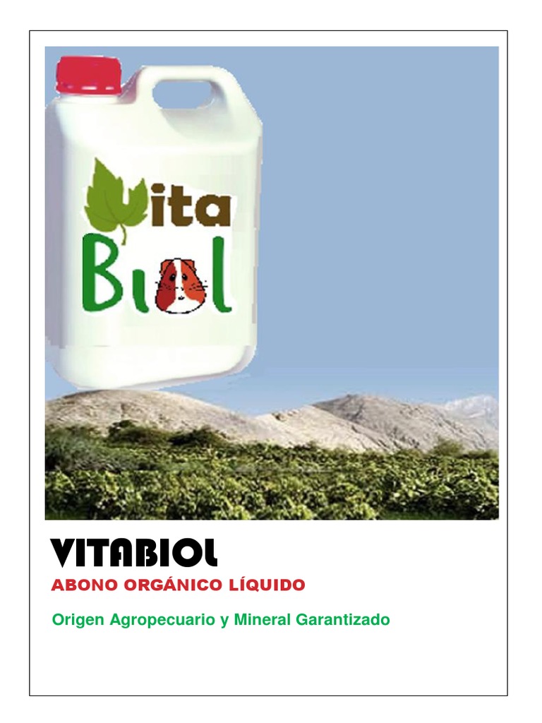 Ficha Tecnica - Vitabiol - 2019 | PDF | Fertilizante | Química