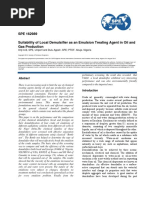 Suitability of Local Demulsifier As An Emulsion Treating Agent in Oil and Gas Production