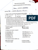 Evaluación Unidad 1 Química Básica