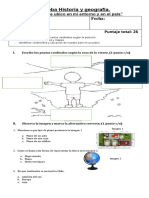 Prueba Historia Puntos Cardinales