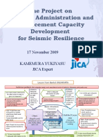 The Project On Building Administration and Enforcement Capacity Development For Seismic Resilience